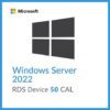 Pacote 50 Device CALs Windows Server 2022 - Licença Original + Nota Fiscal - Com Garantia